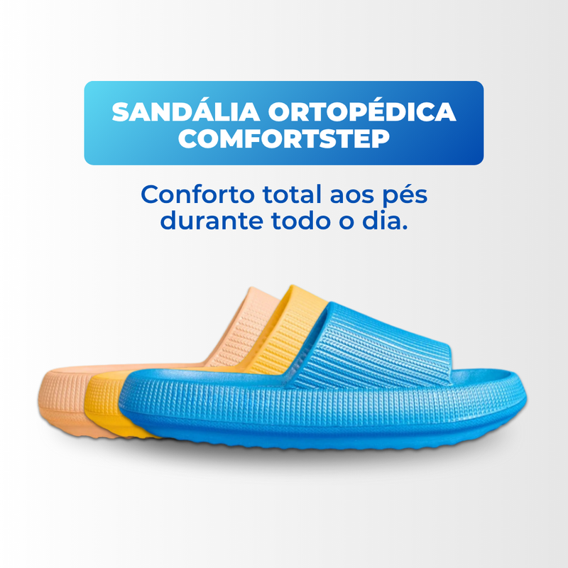 Sandália Ortopédica ComfortStep - Conforto total aos pés durante todo o dia