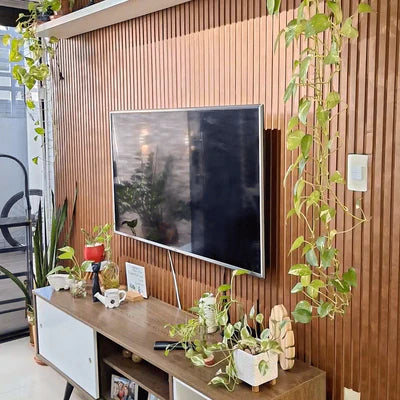 Painel Ripado Laminado de EVA Autocolante Auréon - Sofisticação e Conforto em Cada Detalhe