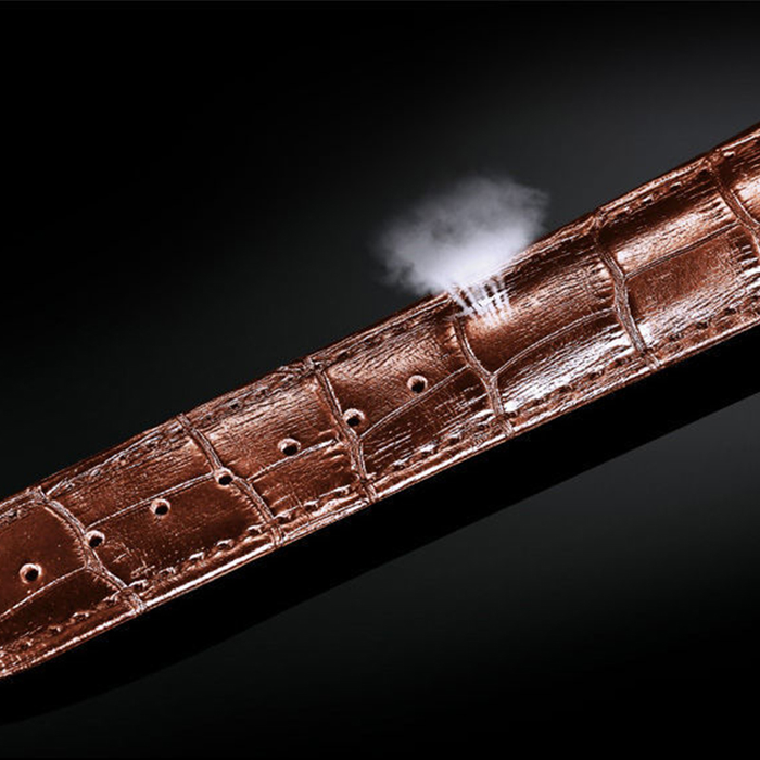 Relógio Masculino De Quartzo RUIGE : Design Suíço , Pulseira De Couro , Recursos À Prova D'água E Luminosos